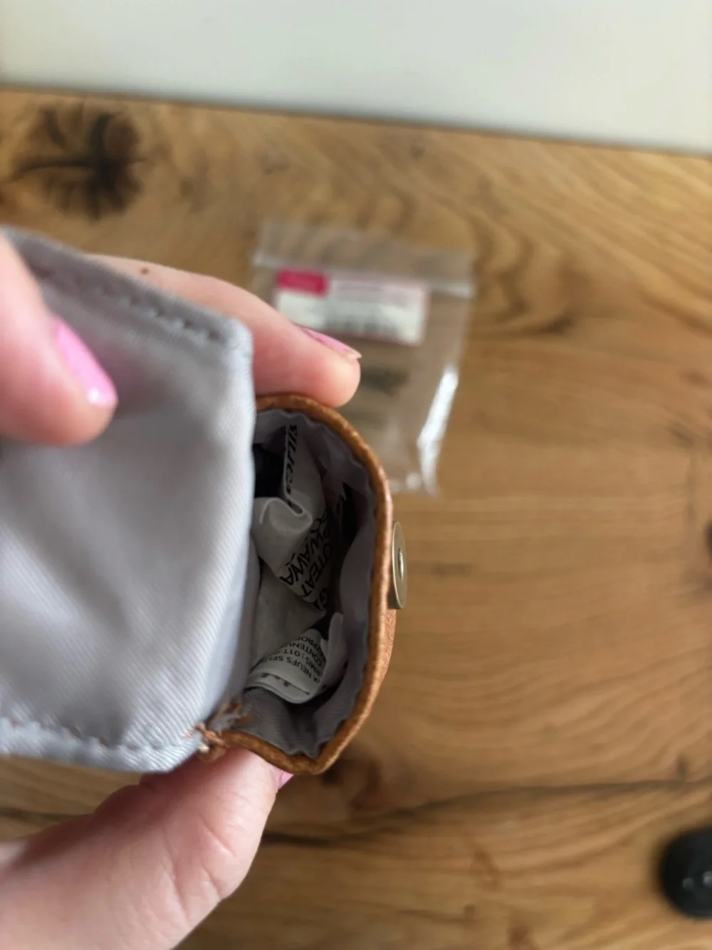thirty-one caramel brown pebble leather holster with snap